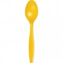 24 CUCHARAS PLASTICO PREMIUM SCHOOL BUS YELLOW