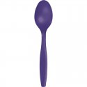 24 CUCHARAS PLASTICO PREMIUM PURPLE