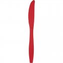 24 CUCHILLOS PLASTICO PREMIUM CLASSIC RED