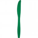 24 CUCHILLOS PLASTICO PREMIUM EMERALD GREEN