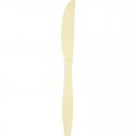 24 CUCHILLOS PLASTICO PREMIUM IVORY