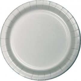 8 Platos 23 cm Plata