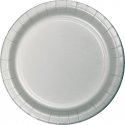 8 PLATOS 23 CM SHIMMERING SILVER