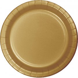 8 Platos 18 cm Oro