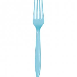 24 Tenedores Azul Pastel
