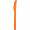 24 CUCHILLOS PLASTICO PREMIUM SUNKISSED ORANGE