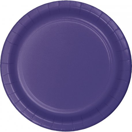 8 Platos 23 cm Púrpura