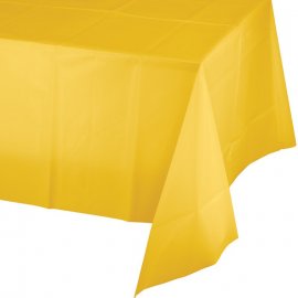 Mantel de Plástico 274 X 137 cm Amarillo