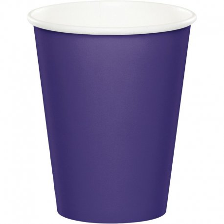 8 Vasos 0,266 L. Púrpura