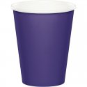 8 VASOS DE PAPEL 266 ML PURPLE