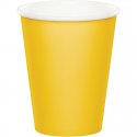 8 VASOS DE PAPEL 250 ML SCHOOL BUS YELLOW