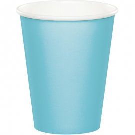 8 Vasos 0,266 L. Azul Pastel