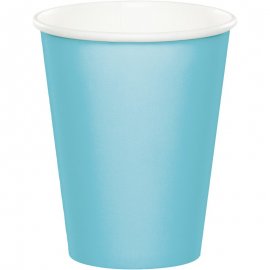 8 Vasos 0,266 L. Azul Pastel