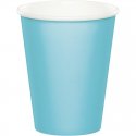 8 VASOS DE PAPEL 250 ML PASTEL BLUE