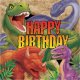 16 Servilletas 33 cm Hbd Dino Blast