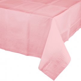 Mantel De Papel Rosa Pastel 274 X 137 cm