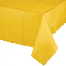 Mantel De Papel Amarillo 274 X 137 cm