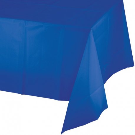 Mantel de Plástico 274 X 137 cm Azul Cobalto