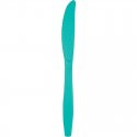 24 CUCHILLOS PLASTICO PREMIUM TEAL LAGOON