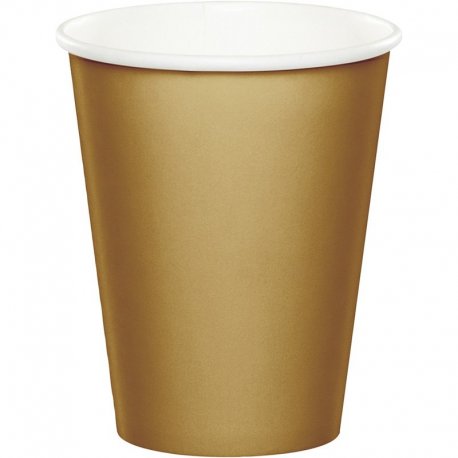 8 Vasos 0,266 L. Oro