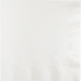 20 Servilletas 25 cm Blanco