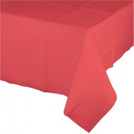 Mantel De Papel Coral 274 X 137 cm