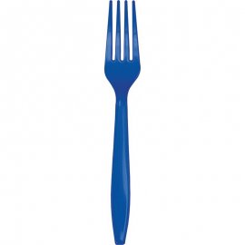 24 Tenedores Azul Cobalto