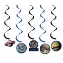 5 DECORACIONES COLGANTES ASTRONAUTA