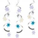 5 Decoraciones Colgantes Snowflakes 61 Cm