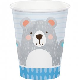 8 Vasos 1St Birthday Bear