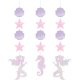 3 Decoraciones Colgantes Iridiscent Mermaid Shine