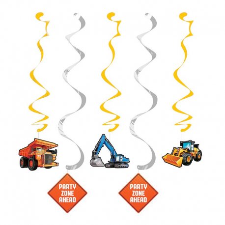 5 Decoraciones Colgantes BIG DIG CONSTRUCCION