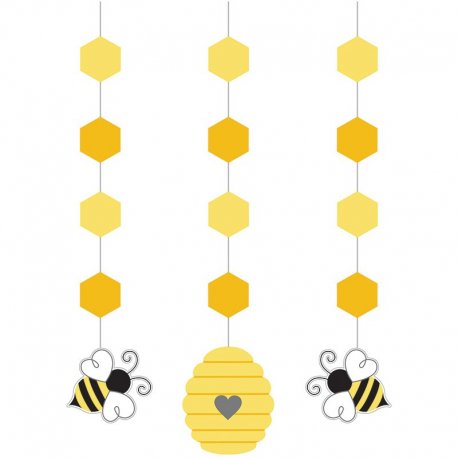 3 Decoraciones Colgantes BUMBLEBEE BABY