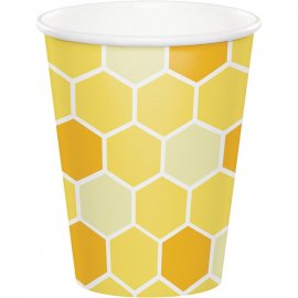8 Vasos de Papel BUMBLEBEE BABY