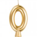 Vela Numero 0 Oro