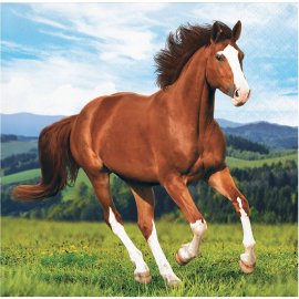 16 Servilletas Horse And Pony 25 cm