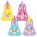 8 Gorros Infantiles Llama Party