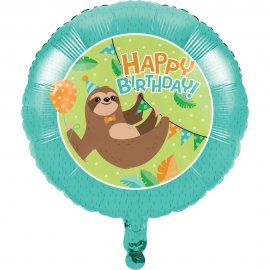 Globo Foil 45 cm SLOTH PARTY