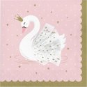 16 Servilletas 33 cm STYLISH SWAN PARTY