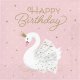 16 Servilletas 33 cm STYLISH SWAN PARTY-HBD