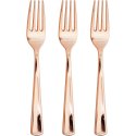 24 Tenedores Metalizados ROSEGOLD SENS