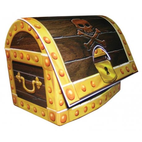 Centro De Mesa Cofre Pirate's Map