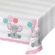 Mantel de Papel 137 x 259 cm GIRL ENCHANT ELEPHANT