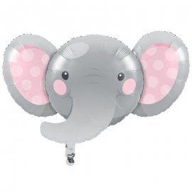 Globo Foil SHAPED GIRL ENCHANT ELEPHANT