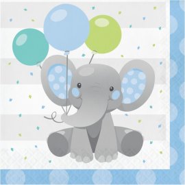 16 Servilletas 33 cm BOY ENCHANT ELEPHANT