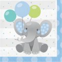 16 Servilletas 33 cm BLUE ELEPHANT