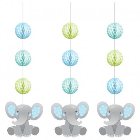 3 Colgantes BOY ENCHANTING ELEPHANTS