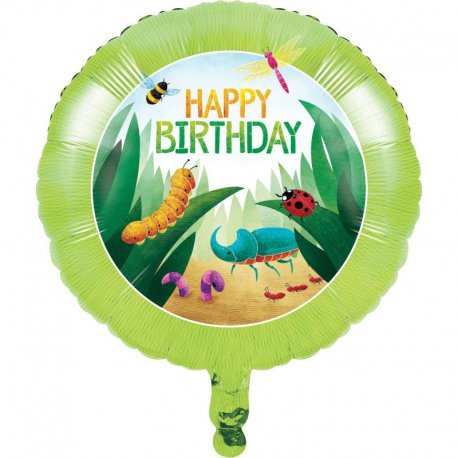 Globo Foil 46 cm BIRTHDAY BUGS