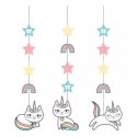 3 Colgantes SASSY CATICORN