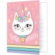 8 Invitaciones SASSY CATICORN